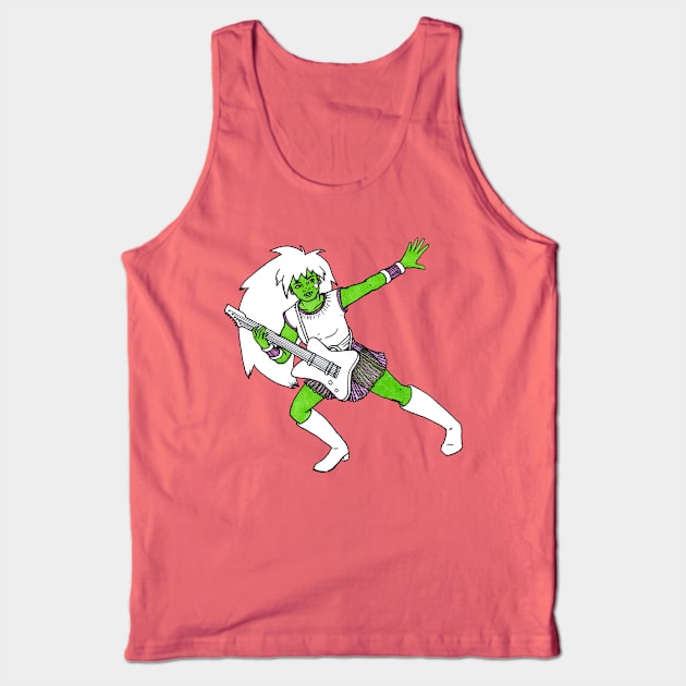 Dungeons and Dragons Rock 'n Roll Bard Tank Top by MarinaIllustration